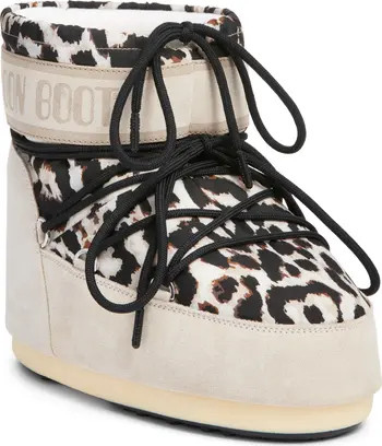 Icon Low Water Repellent Leopard Print Boot (Women) | Nordstrom