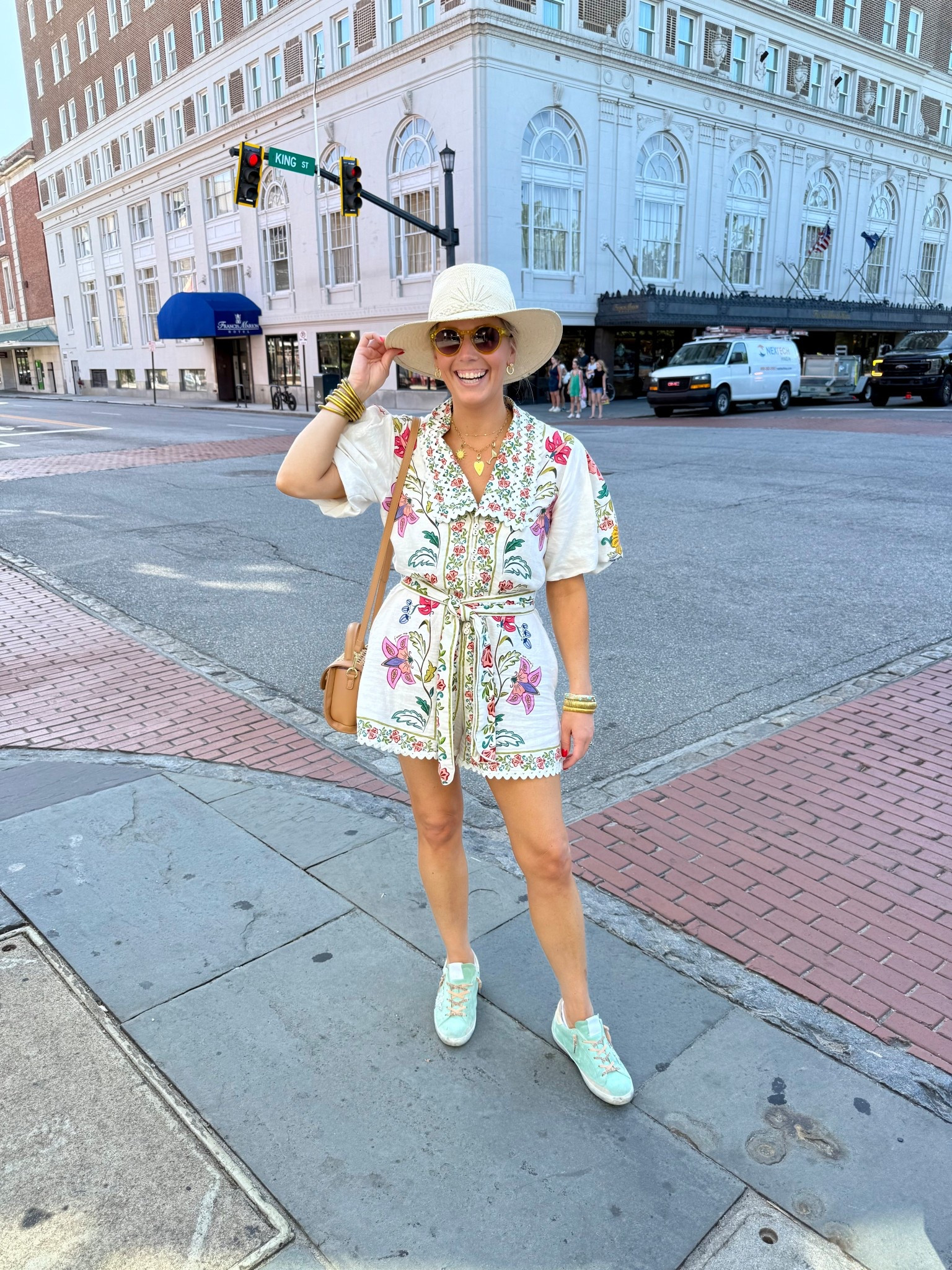 Linking what I can! My romper is Farm Rio and rented through Nuuly 
Shoes are golden goose
Hat is tipsy threads
Necklace is all is Rosie
Sunnies old Target
Bag dolce vita 

#LTKPetite #LTKParties #LTKStyleTip