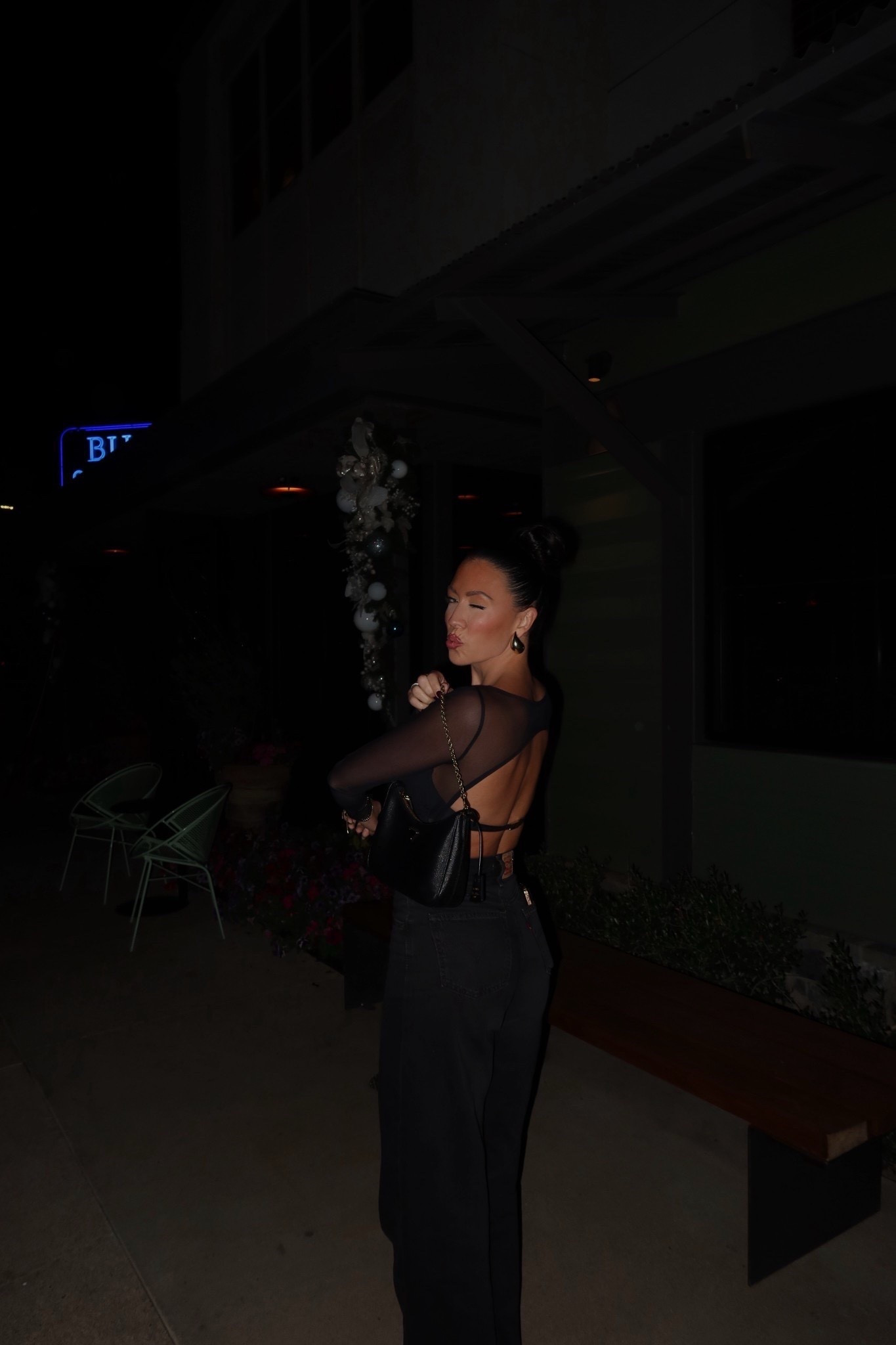 Tonight’s girls night out outfit! Use code CYBERAF  on this top!! She’s on major sale! 
I’m in a size 25 in the jeans 

Amazon accessories 
Holiday tops 


#LTKCyberWeek 

#LTKHoliday #LTKootd