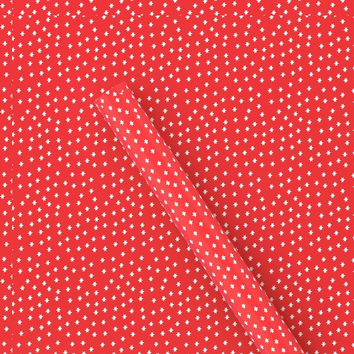 Lucy Kirk 25 sq ft Stars Christmas Gift Wrap Red/White - Wondershop™ | Target
