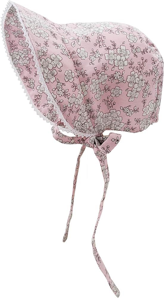 Huggalugs Baby and Toddler Girls Cherry Blossom Sunbonnet, Bloomer or Sunhat | Amazon (US)