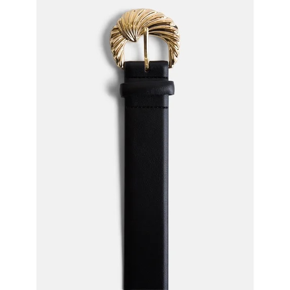 Devil Wears Prada Scoop Collection Women's Ornate Buckle Belt, Black, Sizes S-3XL | Walmart (US)