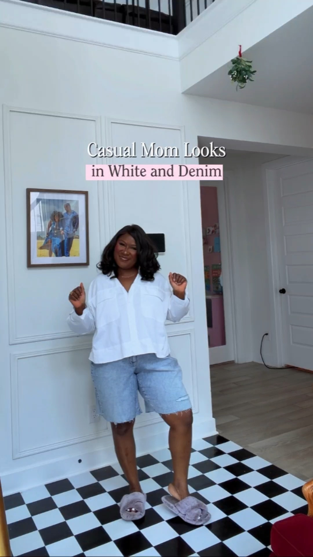 Casual Mom Look in white and denim

#LTKSaleAlert #LTKPlusSize #LTKootd