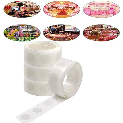 Elfstone Glue Point Clear Balloon Glue Removable Adhesive Dots Double Sided Dots of Glue Tape for... | Amazon (US)