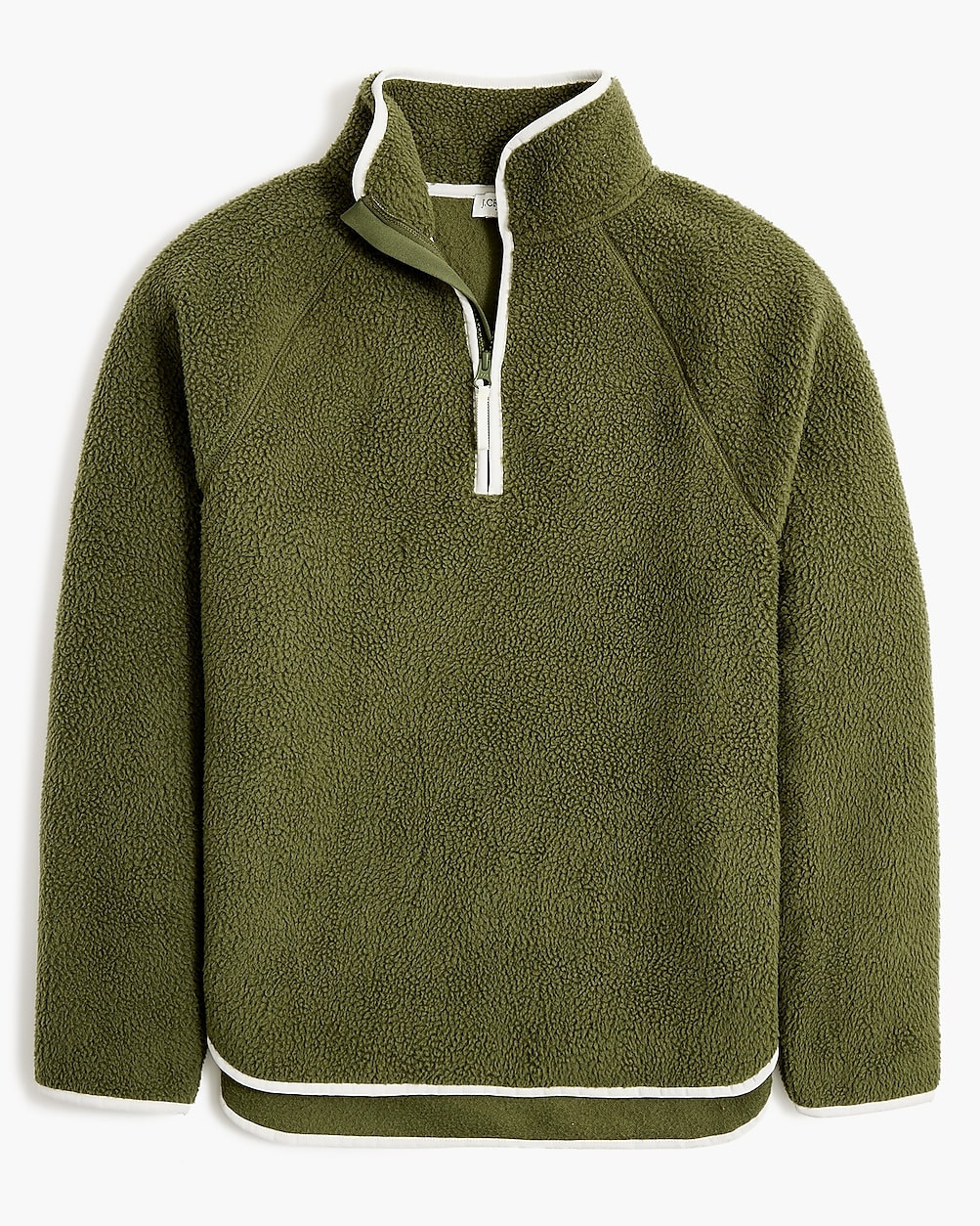 Sherpa half-zip tunic pullover | J.Crew Factory