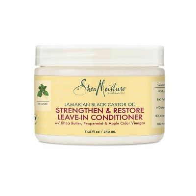 SheaMoisture Leave In Conditioner for Over-Processed Damaged Hair 100% Pure Jamaican Black Castor... | Target