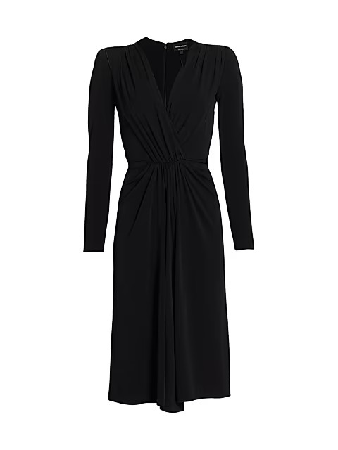 Jersey Draped Cocktail Dress | Saks Fifth Avenue