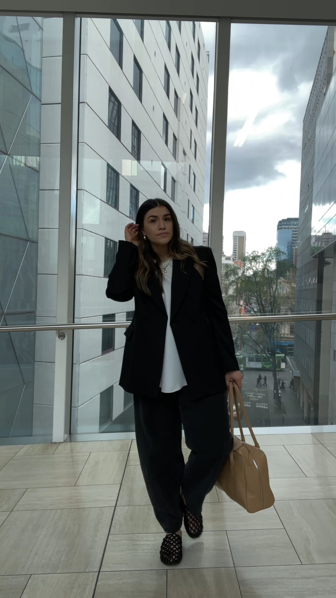 Simple but effective 🤝🏻 mixing clothing finishes for an elevated look. 

#LTKshoes #LTKworkwear #LTKcurves