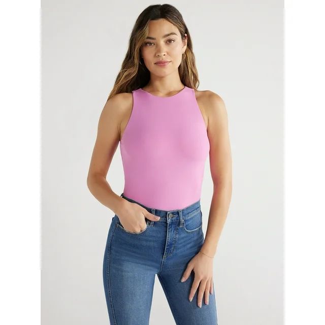 Sofia Jeans Women's High Neck Tank Top, Sizes XS-XXXL | Walmart (US)