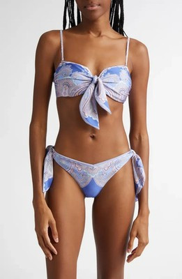 AUTH Zimmermann Wylie Scarf Tie Two-Piece Swimsuit Size 1 AU/ 6 US | eBay | eBay US