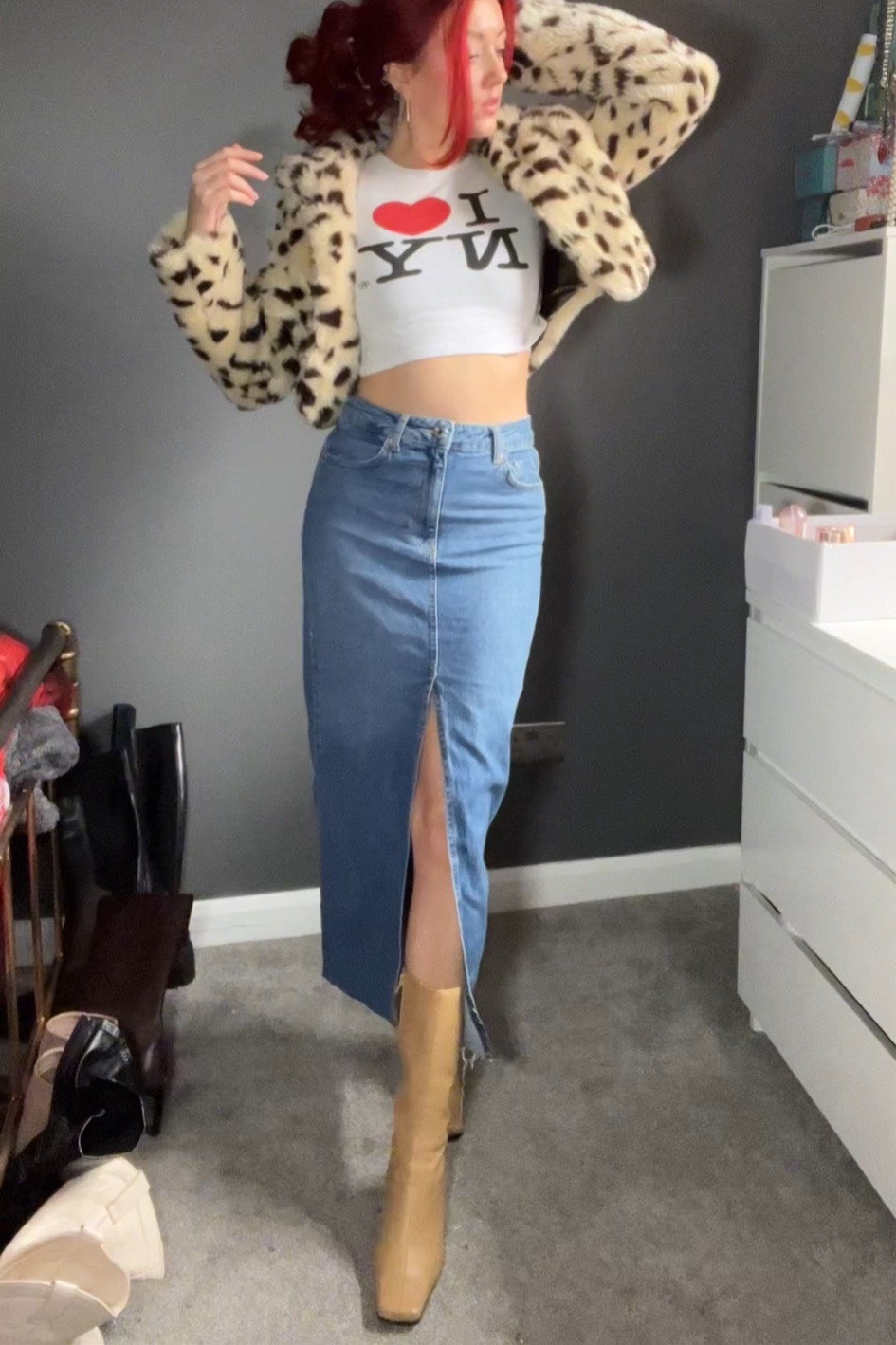 Denim maxi 