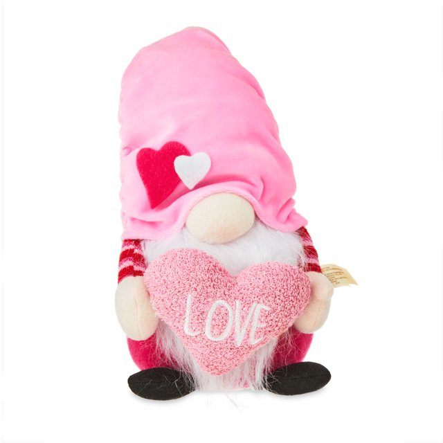 Way To Celebrate Valentine's Day Pink Gnome Plush Decor, 11", by Way To Celebrate! (5.0)5 stars o... | Walmart (US)
