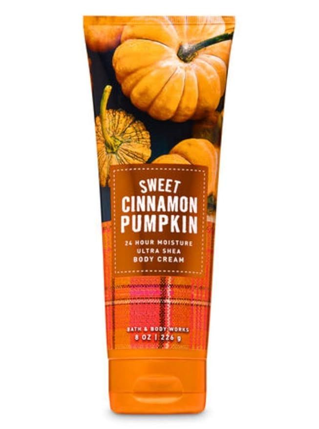 Bath & Body Works Sweet Cinnamon Pumpkin Ultra Shea Body Cream 8 oz. | Amazon (US)