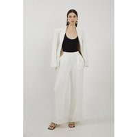 Tailored Pleated Wide Leg Trousers | Debenhams UK