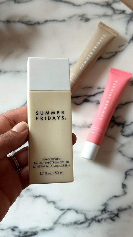 I have been loving these @SummerFridays products. The Butter Lip Balm is my new go to - so hydrating and soothing. Their Shadedrops SPF is lightweight, and so enriched with vitamins and antioxidants! Leaves such a beautiful natural finish. @sephora #ad

#LTKover40 #LTKxSephora #LTKbeauty