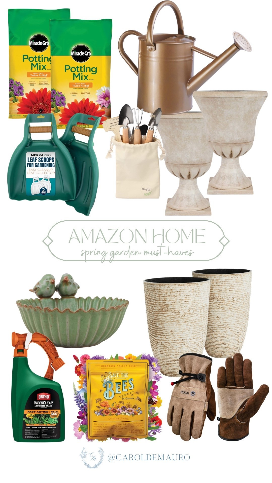 Ice is melting, and it's time to spruce up your garden for Spring! Here's everything you need from a potting mix, leaf scoops, gardening gloves & tools, and some weed killer.

amazon home, garden gears, green thumb, urban farming, backyard essentials, outdoor gardening, house planting, affordable finds

#LTKHome #LTKU #LTKSeasonal