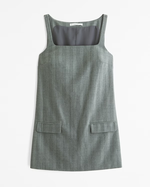 Tailored Shift Mini Dress | Abercrombie & Fitch (US)