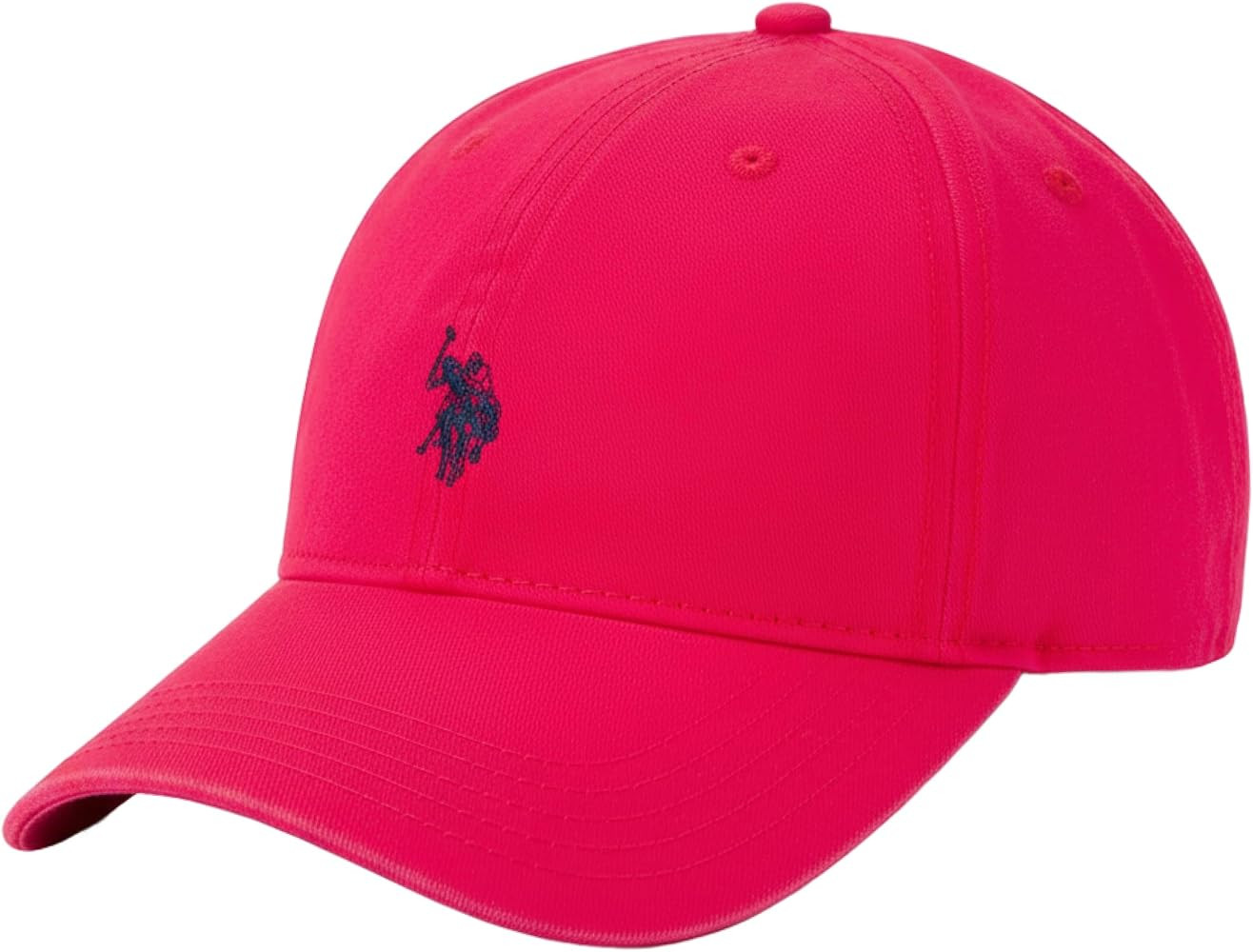 U.S. Polo Assn. Baseball Cap, 100% Cotton Adjustable Dad Hat with Small Pony Logo | Amazon (US)