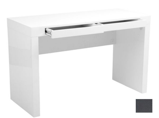 Eurostyle 34038GRY Donald Desk 47X 20 - Gray Lacquer | Unbeatable Sale