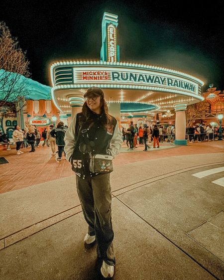 Hopped on Mickey & Minnie’s Runaway Railway over the weekend & it was so cute! Love how it looks all lit up at night💡💕

#LTKtravel #LTKunder100 #LTKitbag