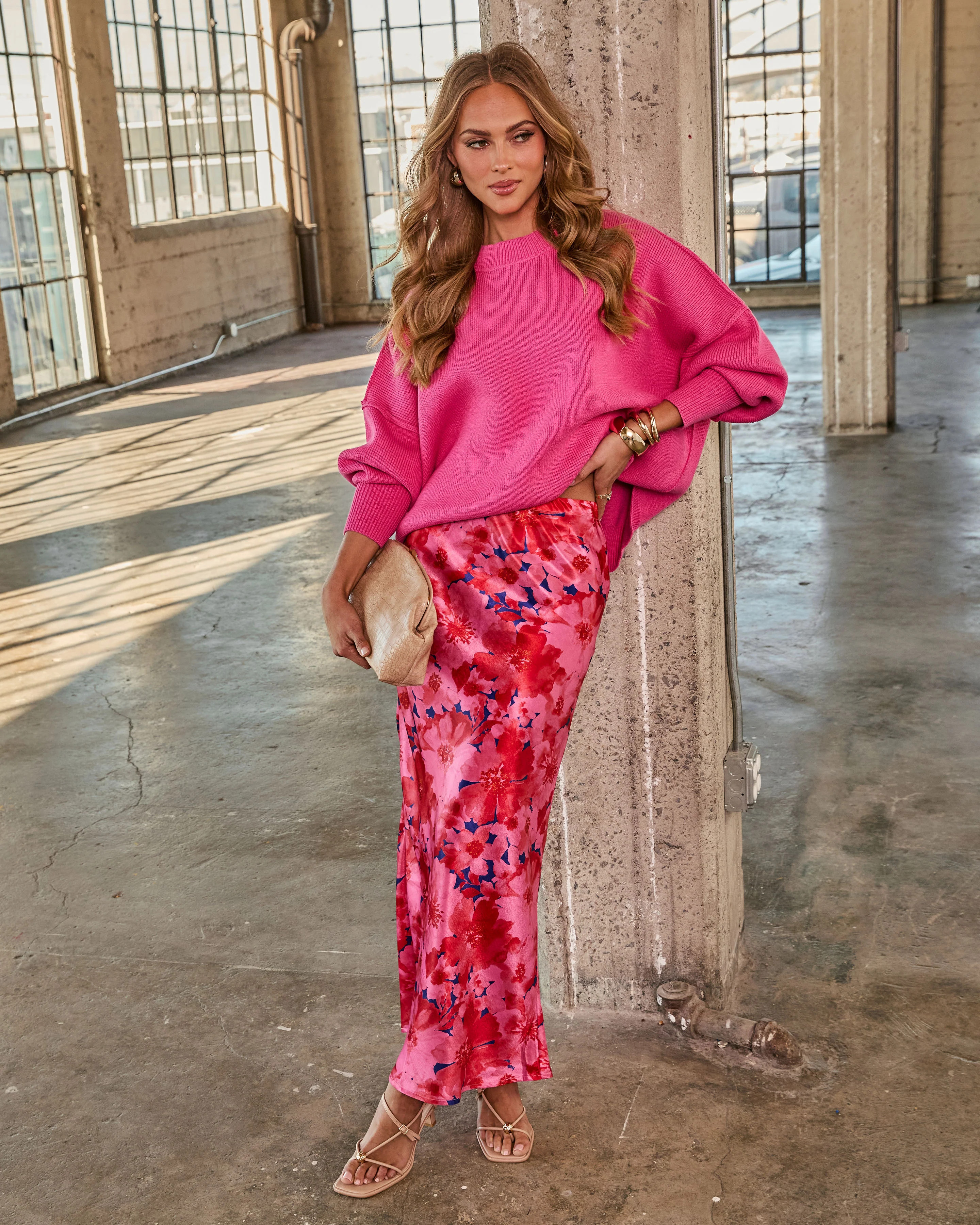 Elouise Knit Oversized Pullover Sweater | VICI