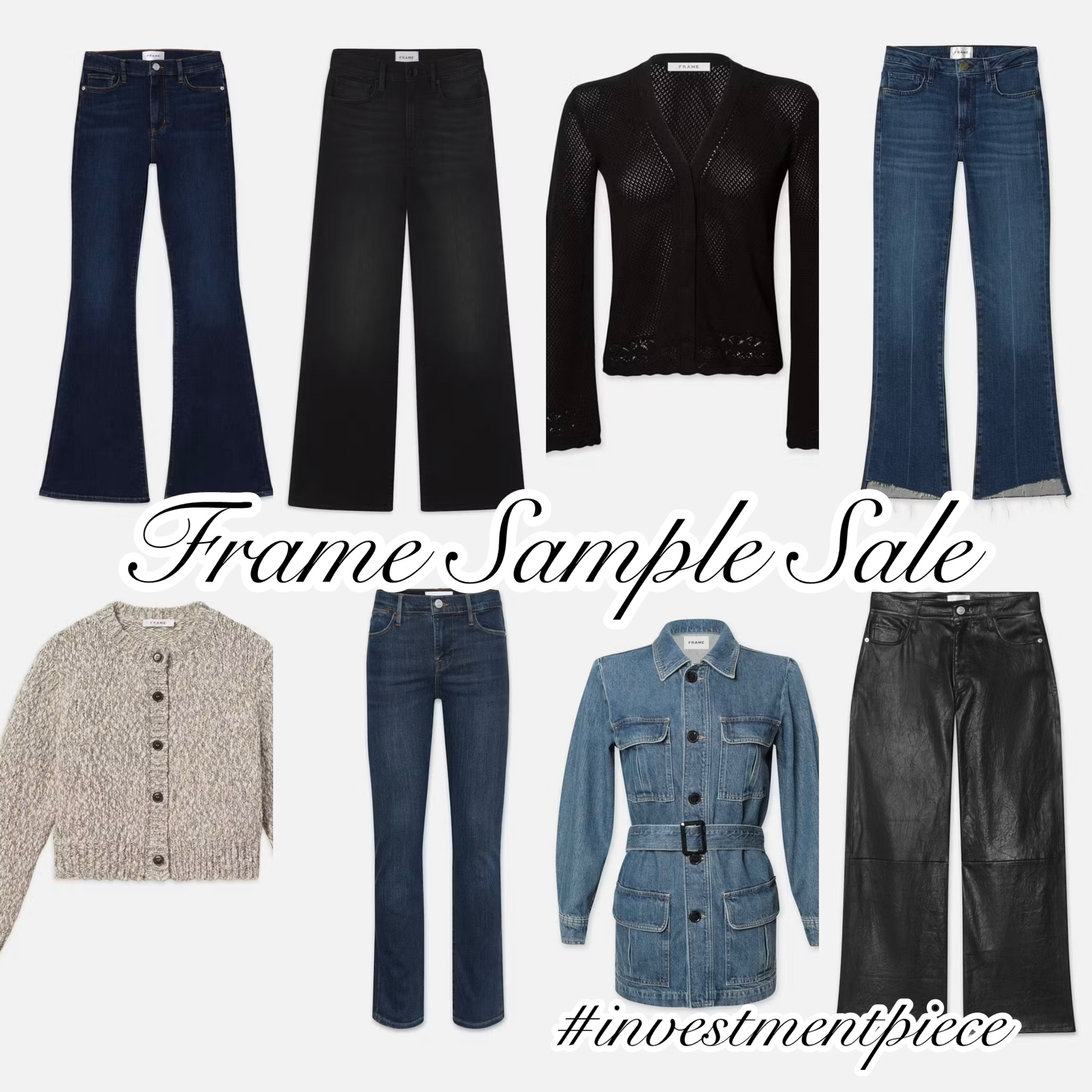 From must have denim to leather- and my go to jacket- get up to 80% off @frame #investmentpiece 

#LTKSaleAlert #LTKCyberWeek #LTKStyleTip