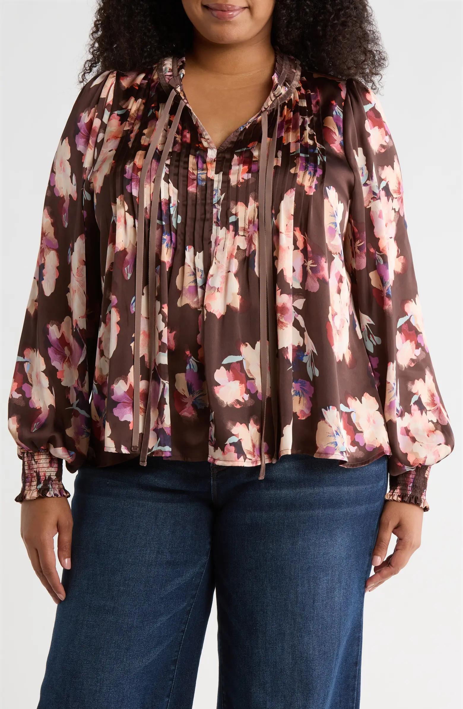 Treasure & Bond Pintuck Satin Top | Nordstrom | Nordstrom