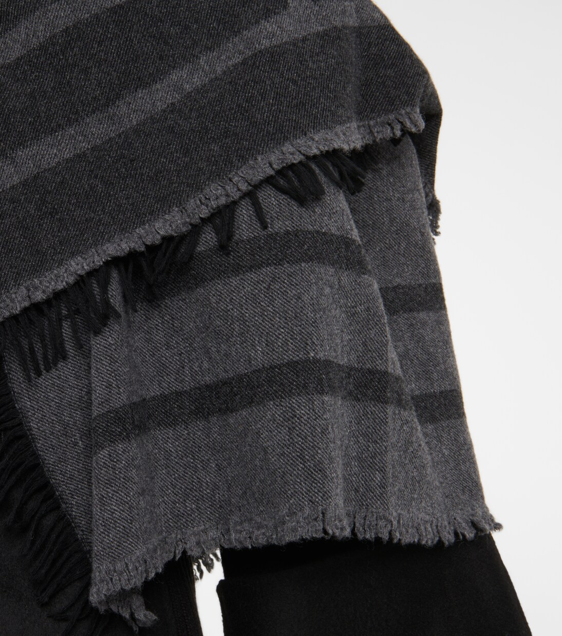 Logo wool and cashmere scarf | Mytheresa (US/CA)