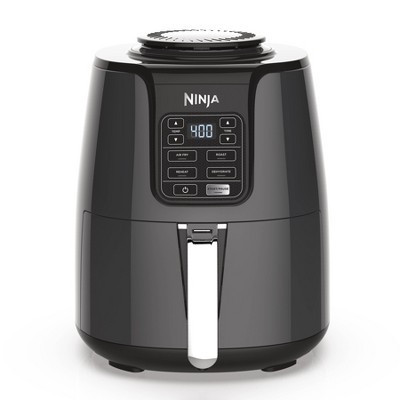 Ninja 4qt Air Fryer - Black AF101: Stainless Steel, 1550W, Digital Control, Dishwasher-Safe, 1-Year Warranty | Target