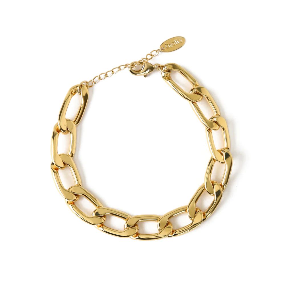 Chunky Chain Bracelet - Gold | Orelia London