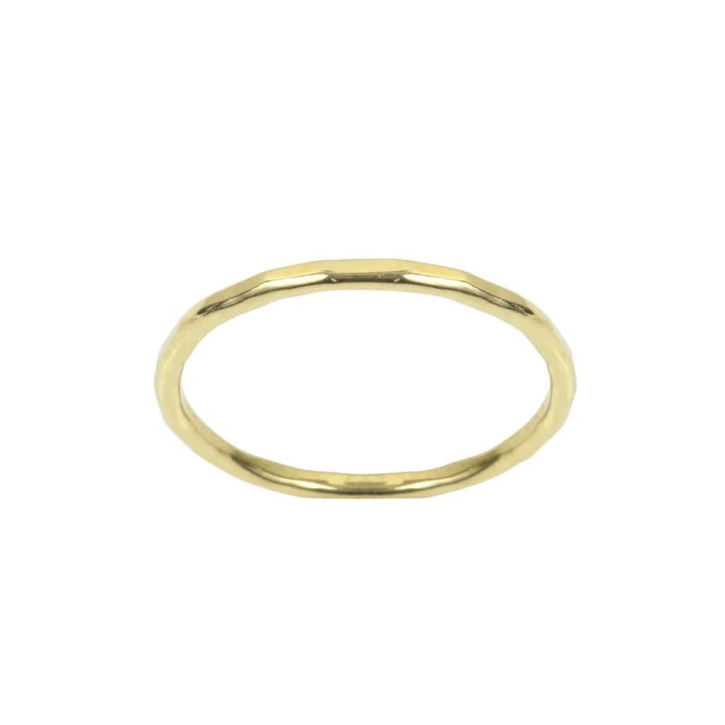 Hammered Band Ring | Katie Dean Jewelry