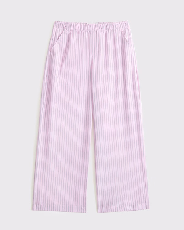 girls baggy poplin pull-on pants | girls bottoms | Abercrombie.com | Abercrombie & Fitch (US)