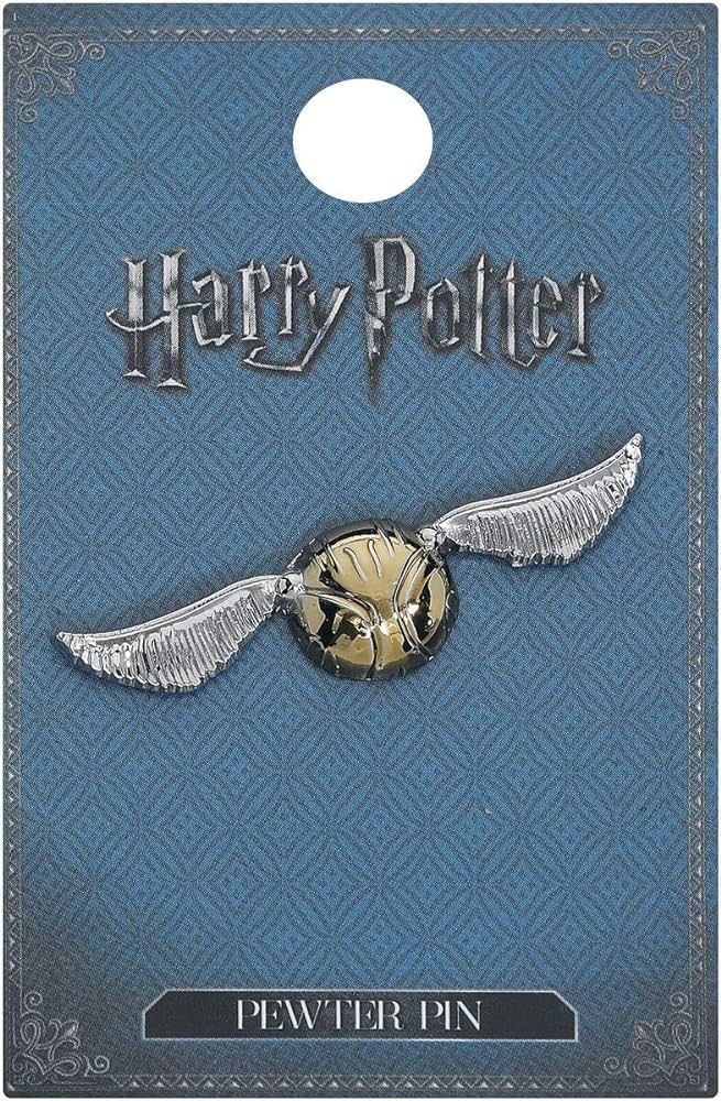 Amazon.com: Harry Potter Snitch Pewter Lapel Pin Novelty Accessory,Silver,1" : Clothing, Shoes & ... | Amazon (US)