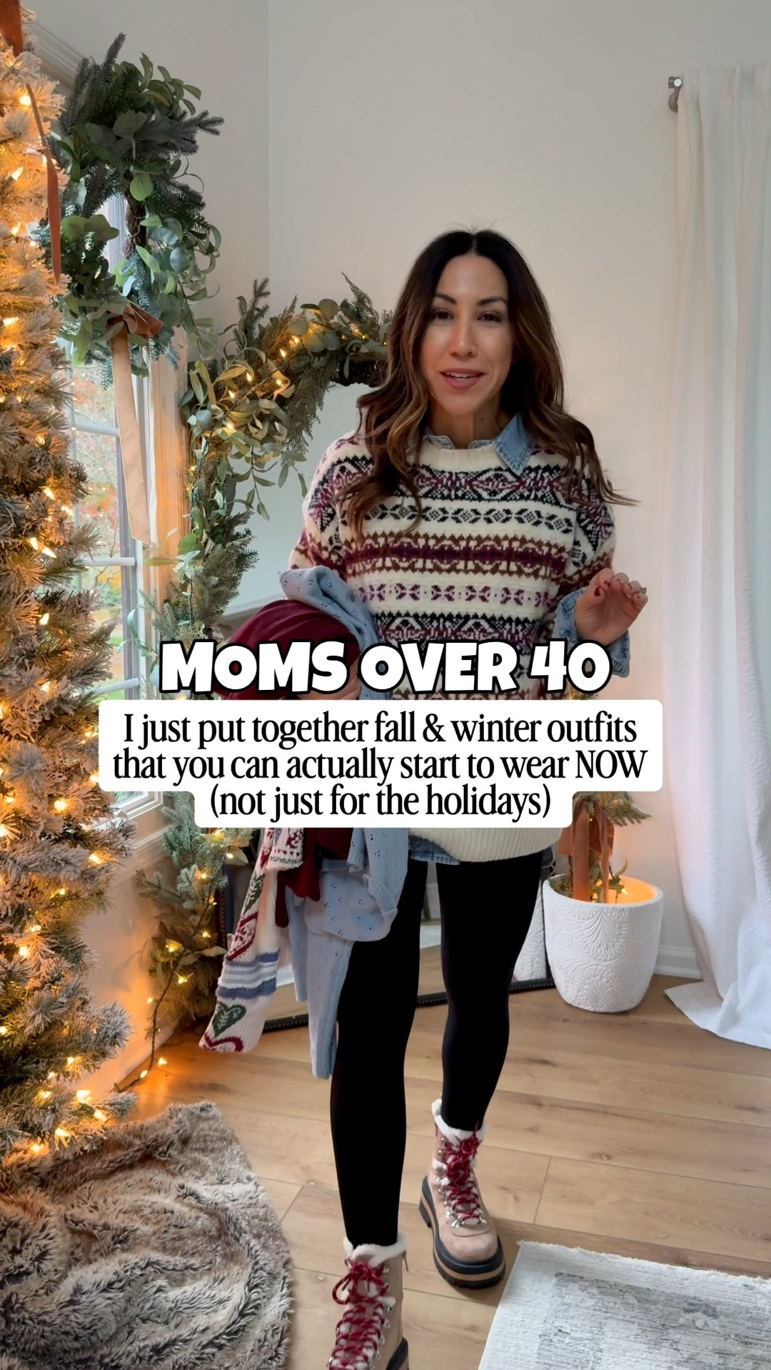 I know we are being overloaded with holiday outfits, but I just put together 6 fall outfits and winter outfits that you can actually start to wear now from @socialthreads. Think cozy sweaters, thermals and easy layers. 

Tops and sweater small. Denim shirt XS. Jeans 25. I cut the gray pair. Leggings small. Sneaker size down. Clogs TTS. 

#LTKFindsUnder100 #LTKHoliday #LTKOver40