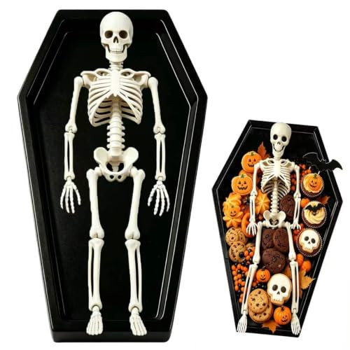 Halloween Coffin Charcuterie Board & Realistic Skeleton | Amazon (US)
