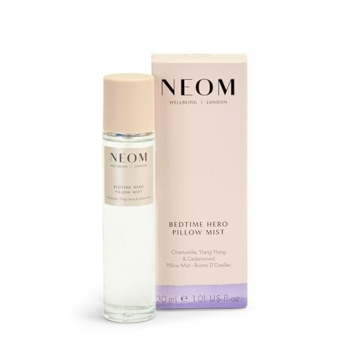 NEOM – Bedtime Hero Pillow Mist, 30ml | Chamomile & Ylang Ylang | Fruity Fresh Fragrance | Relax for Sleep | Amazon (UK)