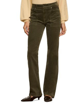 Sanctuary Women's Play Date Corduroy Mid-Rise Bootcut Pants - Burnt Cocoa | Macy's