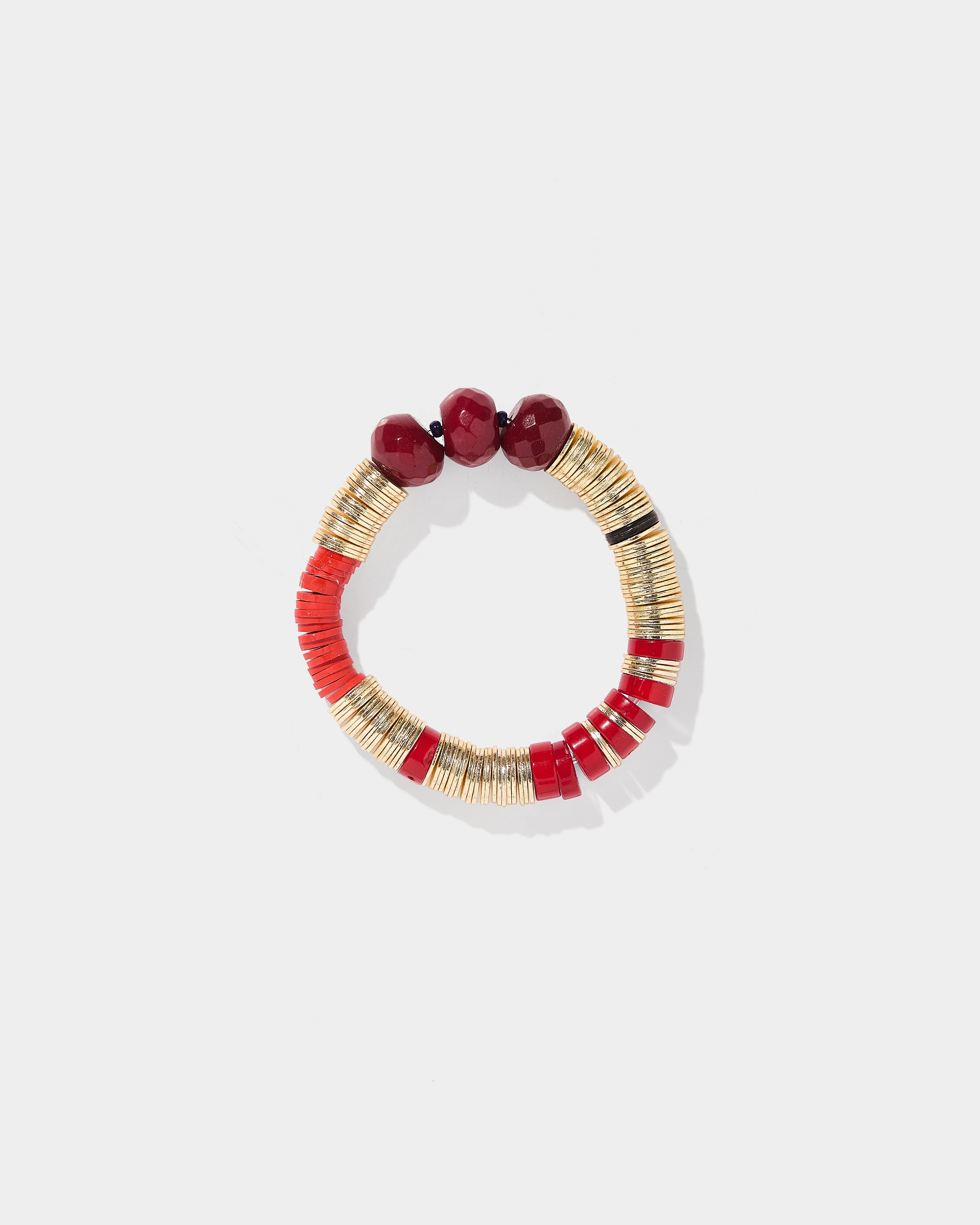 Gilded Cranberry Bracelet 10mm | Allie + Bess