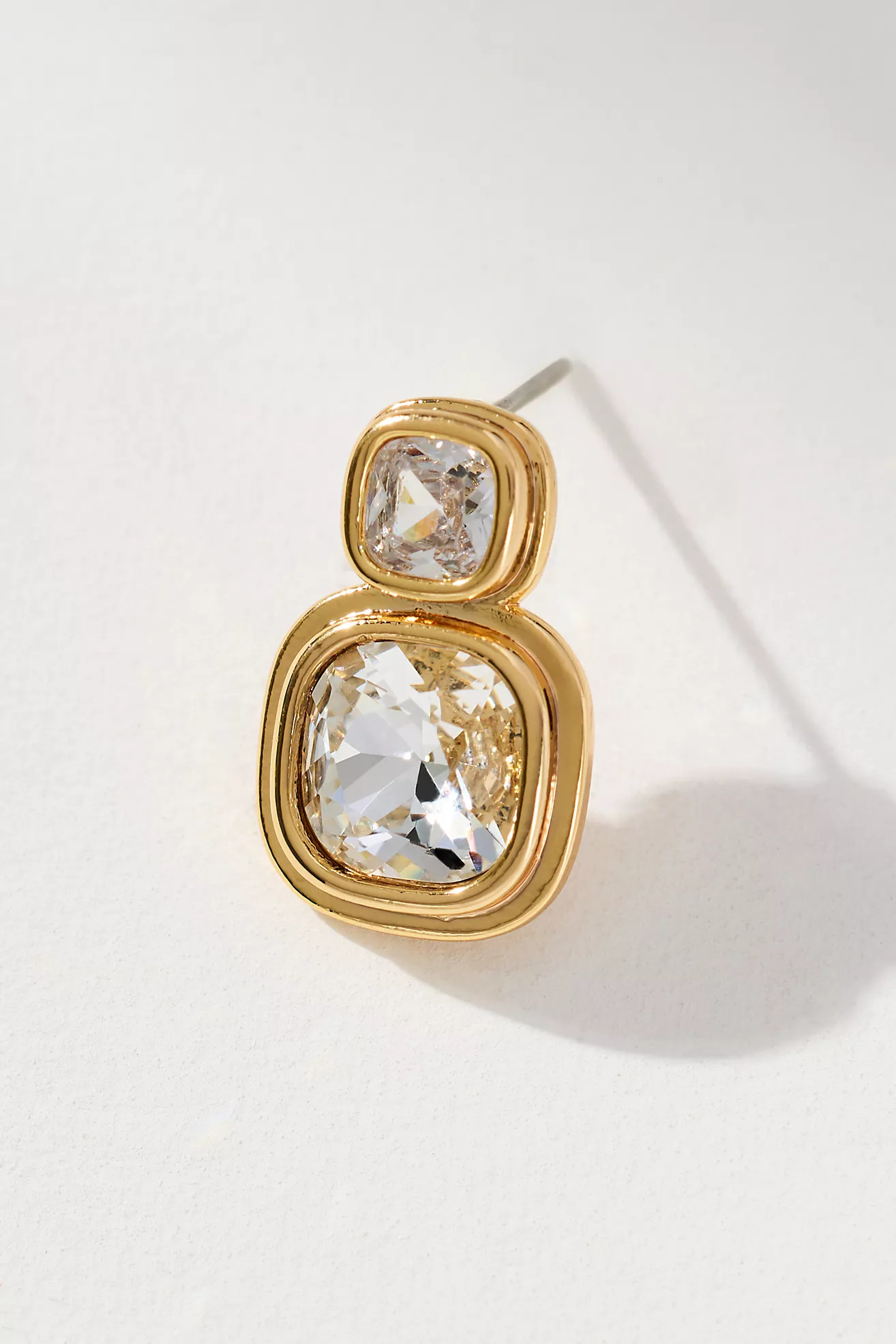 Stacked Crystal Drop Earrings | Anthropologie (US)