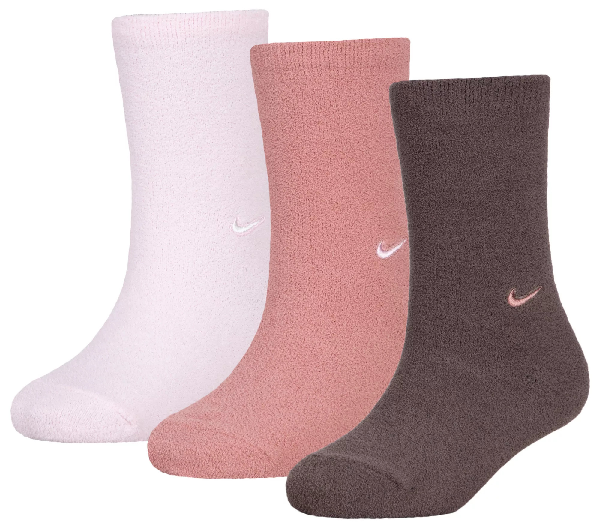 Nike Super Soft Cozy Socks 3-Pack, Girls' | Dick's Sporting Goods