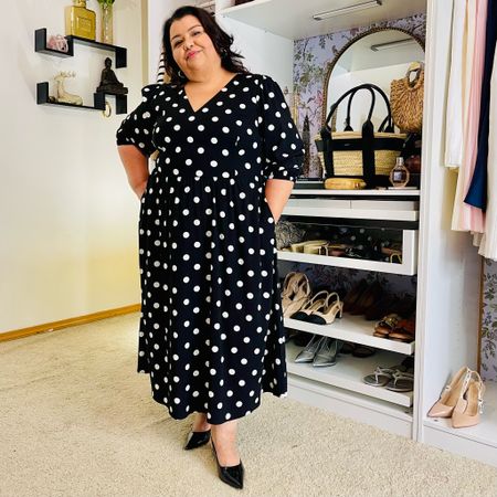 This plus size polka dot dress from Target is so beautifully feminine and affordable.  The perfect Spring outfit.

#LTKsalealert #LTKplussize #LTKxTarget