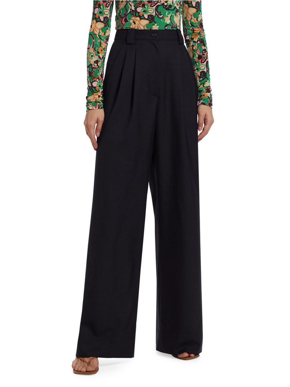Tommy High-Rise Pleated Trousers | Saks Fifth Avenue