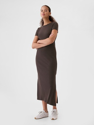 Modern Rib Maxi T-Shirt Dress | Gap (US)