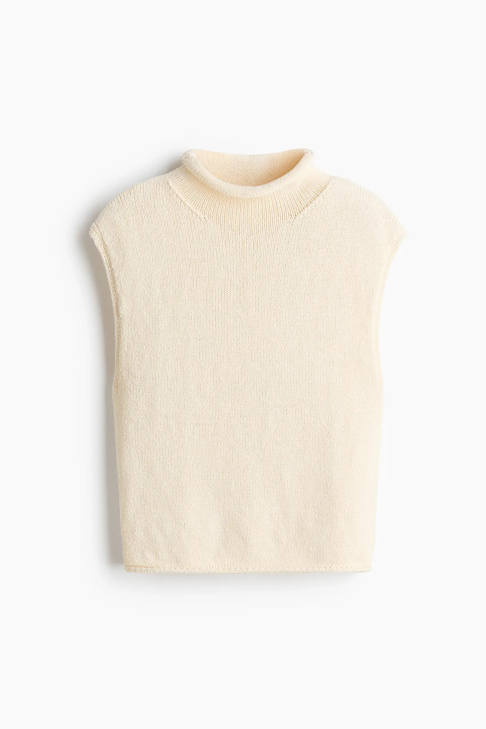 H&M Rolled-edge Mock Turtleneck Sweater Vest (Women) | Nordstrom | Nordstrom