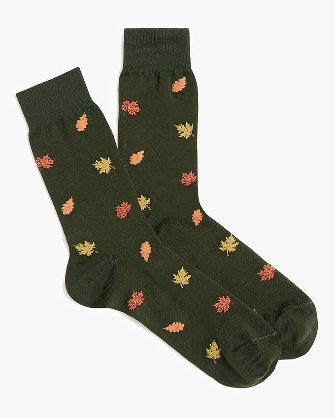 Fall leaves socks | J.Crew Factory