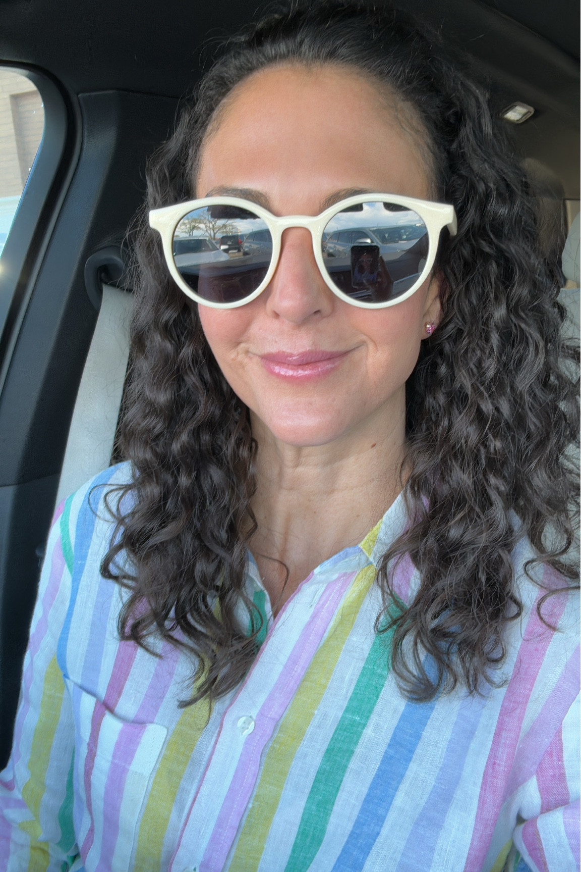 The perfect shirt for spring! Linen pastel stripes, and currently 40% off.

#LTKstyletip #LTKsalealert #LTKfindsunder50