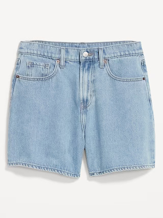 High-Waisted Baggy Jean Shorts -- 5-inch inseam | Old Navy | Old Navy (US)