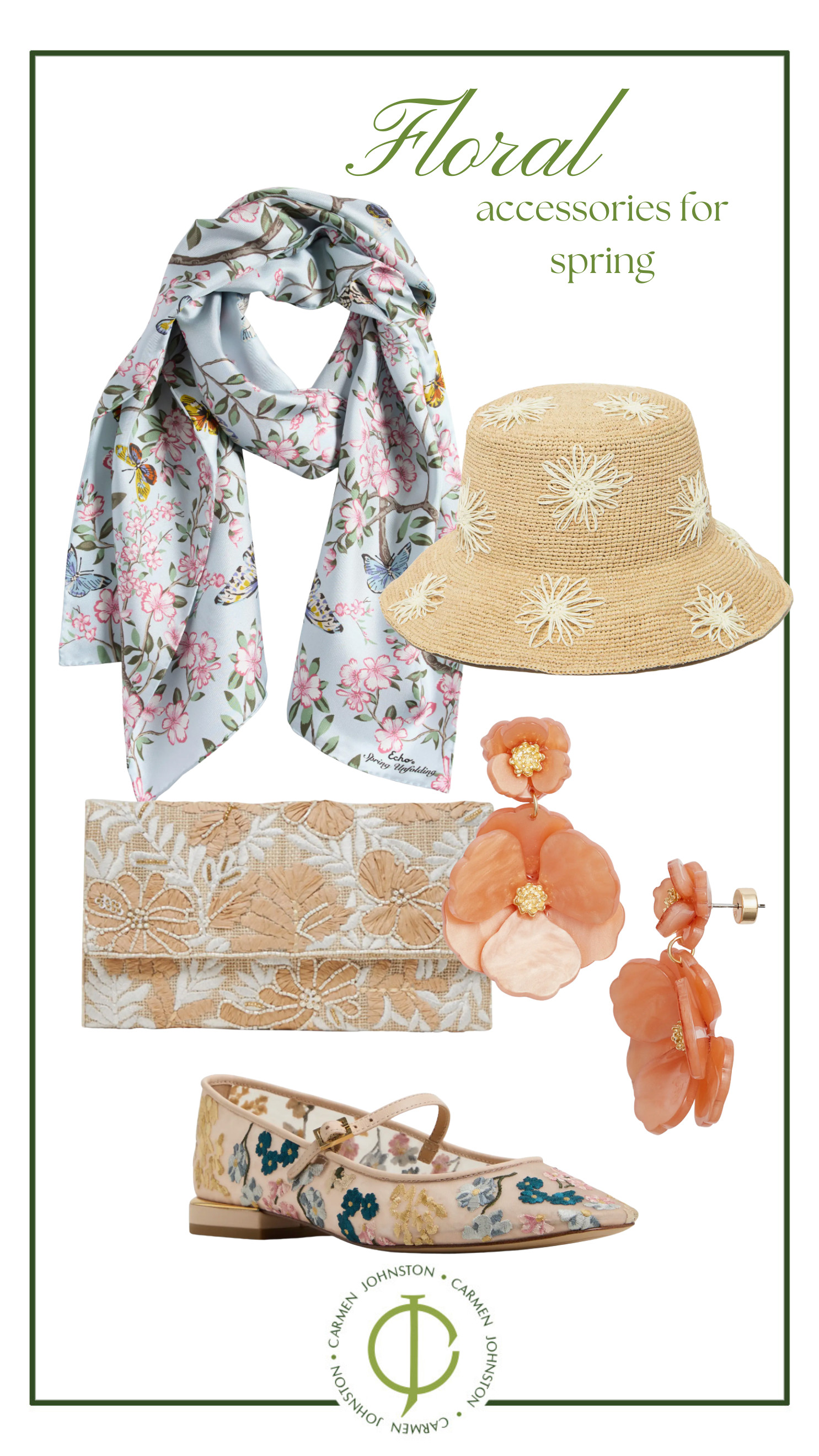 Floral accessories for spring  

 #LTKSeasonal #LTKFindsUnder100 #LTKShoeCrush