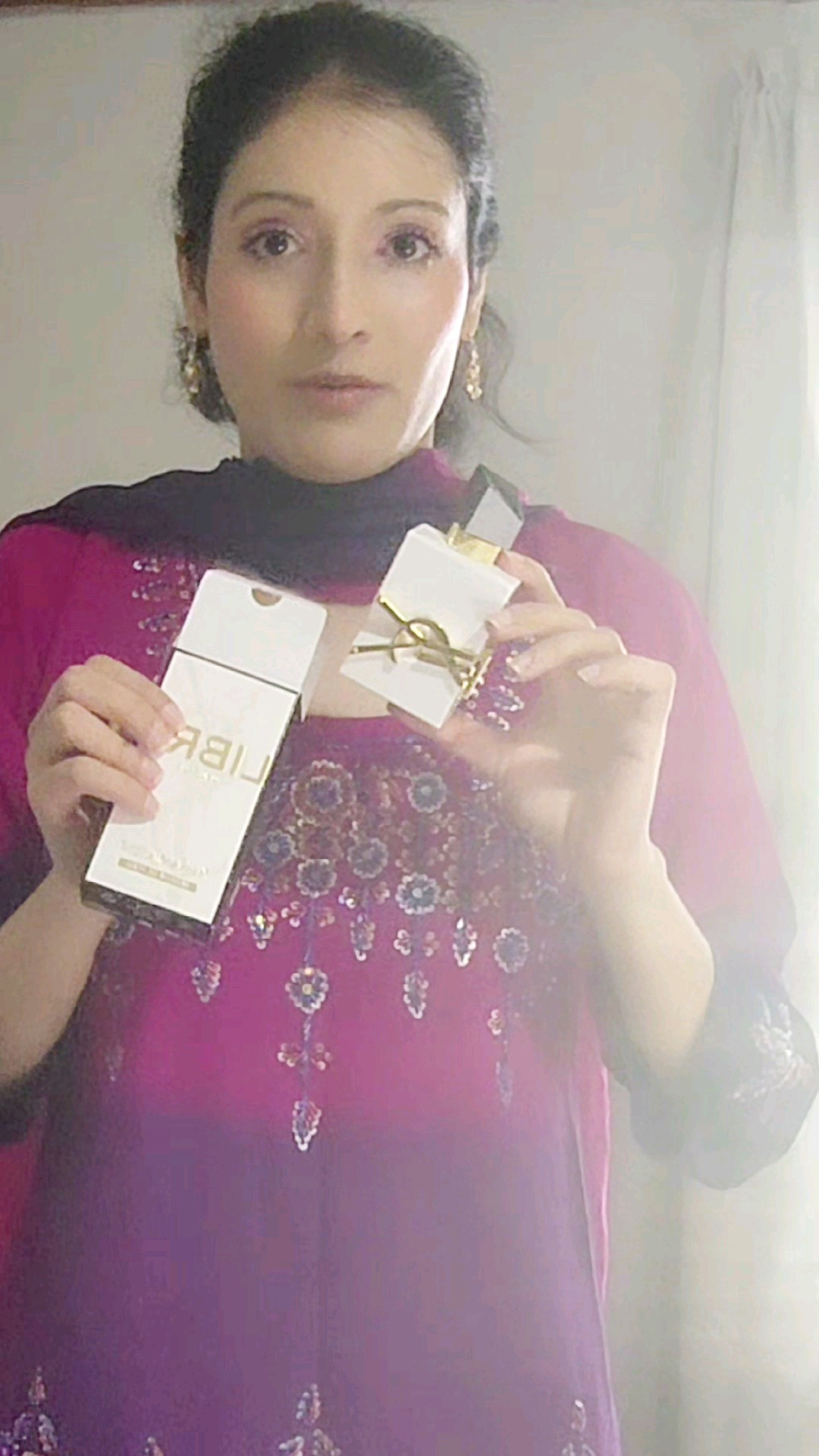 Happy Eid, a month late, I know. I was so busy and I couldn't post this one on time. The bottle is gorgeous. The scent is delightful. It doesn't feel artificial. It's gentle and pleasant. I can't rave about it enough. It would be a great gift for anyone. Here's an idea, this Eid, you can gift a loved one this fabulous perfume. They won't be disappointed. This perfume really complimented my whole look. 

#LTKBeauty #LTKWatchNow #LTKParties