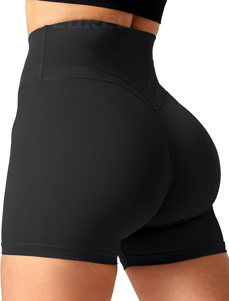 YEOREO Scrunch Workout Shorts with Pockets Charm Gym Biker Shorts for Women High Waisted Yoga Boo... | Amazon (US)